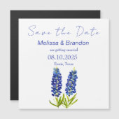 Bluebonnets Blauw Bloemen Texas Rustieke Bruiloft (Voorkant / Achterkant)