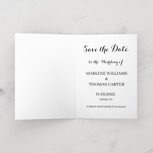 Bluebonnets Blauwe Bloemen Texas Bloemen Bloemen B Folie Wenskaart (Binnenlaag)