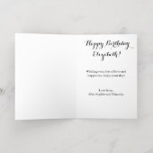 Bluebonnets Blauwe Bloemen Texas Bloemen Verjaarda Folie Wenskaart (Binnenlaag)