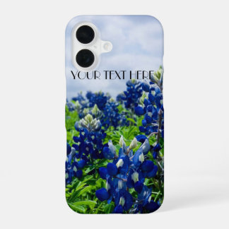 Bluebonnets Blauwe Bloemen Texas Lupine Bloemen  iPhone 16 Hoesje