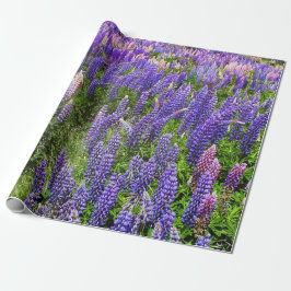 Bluebonnets Blue Floral Texas Texan Elegant Cadeaupapier