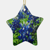 Bluebonnets Blue Floral Texas Texan Elegant Keramisch Ornament (Links)