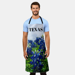 Bluebonnets Blue Floral Texas Texan Elegant Schort