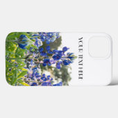 Bluebonnets Blue Flowers Texas Lupine Floral Case-Mate iPhone Case (Achterkant (horizontaal))