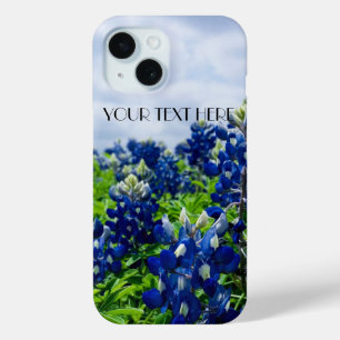 Bluebonnets Blue Flowers Texas Lupine Floral iPhone 15 Case