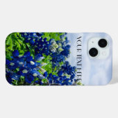 Bluebonnets Blue Flowers Texas Lupine Floral Case-Mate iPhone Case (Achterkant (horizontaal))