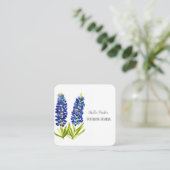 Bluebonnets Elegant Floral Texas Visitekaartje (Staand voorkant)