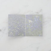Bluebonnets en de Landweg danken u kaarden Bedankkaart (Binnen)