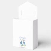 Bluebonnets Flowers Texas Baby shower Meisje Bedankdoosjes (Geopend)