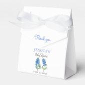 Bluebonnets Flowers Texas Baby shower Meisje Bedankdoosjes (Voorkant Zijde)
