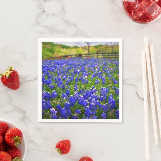 Bluebonnets in Texas Servetten (Insitu)