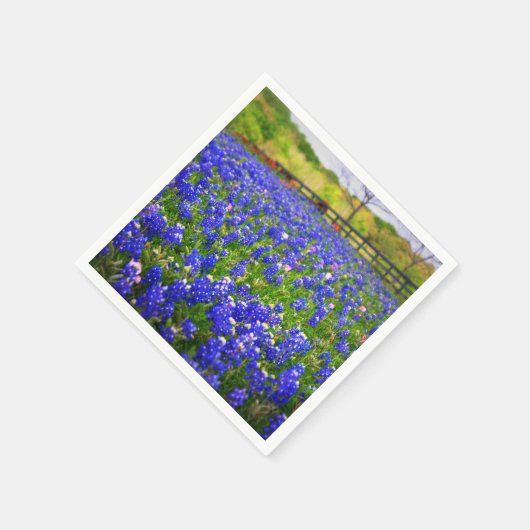 Bluebonnets in Texas Servetten (Hoek)