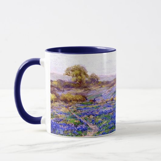 Bluebonnets in Twilight ten noorden van San Antoni Mok (Links)