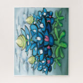 Bluebonnets Jigzaag Puzzle Legpuzzel (Verticaal)