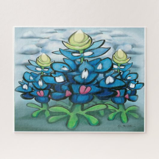 Bluebonnets Jigzaag Puzzle Legpuzzel (Horizontaal)