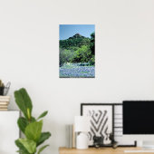 Bluebonnets, Llano, Texas, VS Poster (Thuiskantoor)