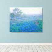 Bluebonnets near San Antonio, Texas door Onderdonk Canvas Afdruk (Insitu (Houten vloer))