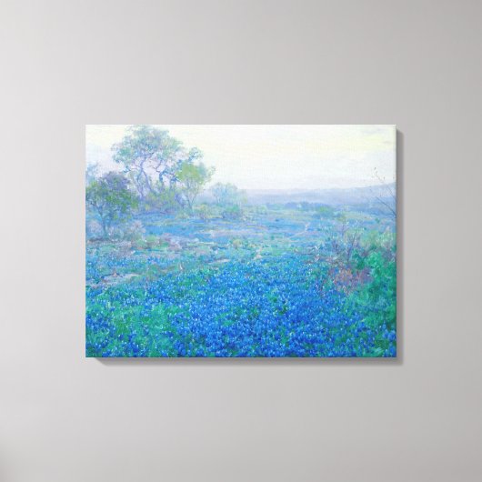 Bluebonnets near San Antonio, Texas door Onderdonk Canvas Afdruk (Voorkant)