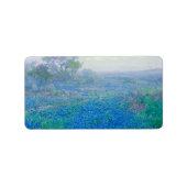 Bluebonnets near San Antonio, Texas door Onderdonk Etiket (Voorkant)