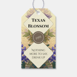Bluebonnets of Texas Bottle Label Set Cadeaulabel