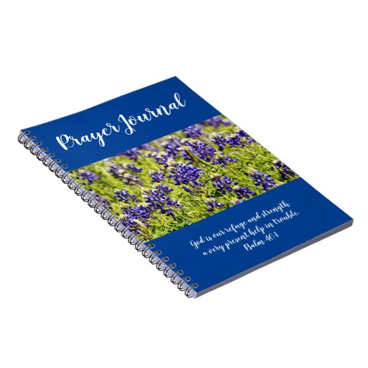 Bluebonnets Prayer Journal Notitieboek (Rechterzijde)