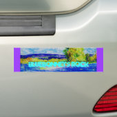 Bluebonnets Rock Art Bumpersticker (Op auto)