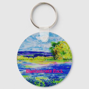 Bluebonnets Rock Sleutelhanger