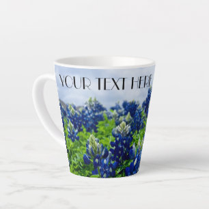 Bluebonnets Texas Bloemen Lupine Latte Mok