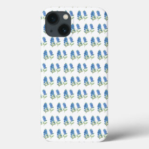 Bluebonnets Texas Blue Flowers Waterverf Case-Mate iPhone Case