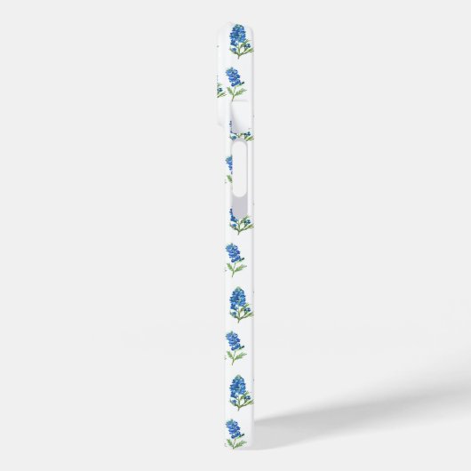 Bluebonnets Texas Blue Flowers Waterverf Case-Mate iPhone Case (Achterkant / Links)