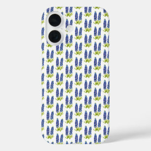 Bluebonnets Texas Blue Flowers Waterverf iPhone 16 Hoesje
