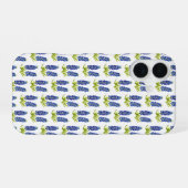 Bluebonnets Texas Blue Flowers Waterverf iPhone 16 Hoesje (Achterkant horizontaal)