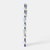 Bluebonnets Texas Blue Flowers Waterverf iPhone 16 Hoesje (Rechterkant)