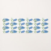 Bluebonnets Texas Blue Flowers Waterverf Yogamat (Achterkant (horizontaal))