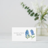 Bluebonnets Texas Company Floral Visitekaartje (Staand voorkant)