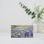Bluebonnets Texas Company Floral Visitekaartje (Staand voorkant)