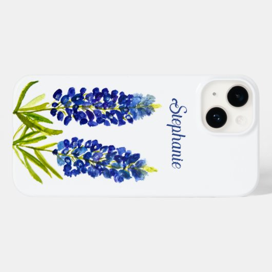 Bluebonnets Texas Flower Floral Texan Case-Mate iPhone Case (Achterkant (horizontaal))