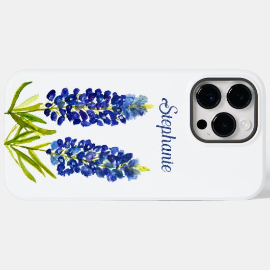 Bluebonnets Texas Flower Floral Texan Case-Mate iPhone Case (Achterkant (horizontaal))