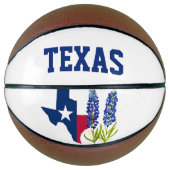 Bluebonnets Texas Flower Floral Texan Flag Basketbal (Voorkant)