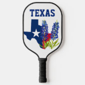 Bluebonnets Texas Flower Floral Texan Flag Pickleball Paddle (Voorkant)