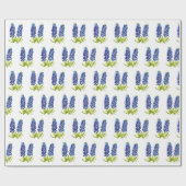 Bluebonnets Texas Flowers Wildbloemen Waterverf Cadeaupapier (Vlak)