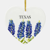 Bluebonnets Texas State Flowers Lupine Waterverf Keramisch Ornament (Voorkant)