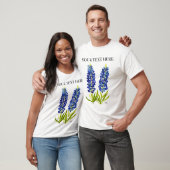 Bluebonnets Texas State Flowers Lupine Waterverf T-shirt (Unisex)