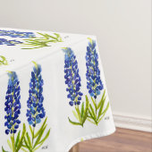 Bluebonnets Texas State Flowers Lupine Waterverf Tafelkleed (Voorbeeld)