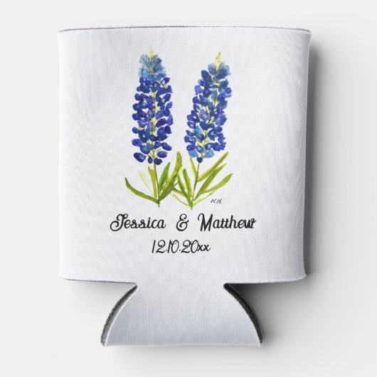 Bluebonnets Texas Texan florale natuur Weddings Blikjeskoeler (Voorkant)