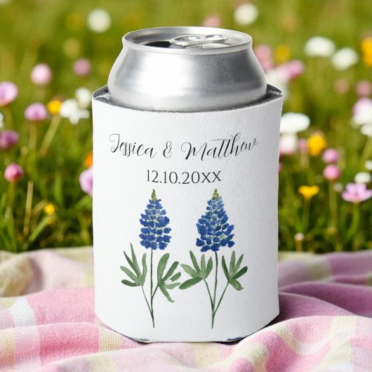 Bluebonnets Texas Texan florale natuur Weddings Blikjeskoeler