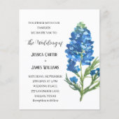 Bluebonnets Texas Waterverf Floral Wedding (Voorkant)