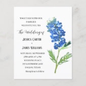 Bluebonnets Texas Waterverf Floral Wedding (Voorkant)