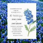 Bluebonnets Texas Waterverf Floral Wedding