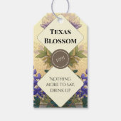 Bluebonnets van Texas Fleslabel Set Cadeaulabel (Voorkant)